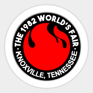 '82 World's Fair Logo - 3 Sticker